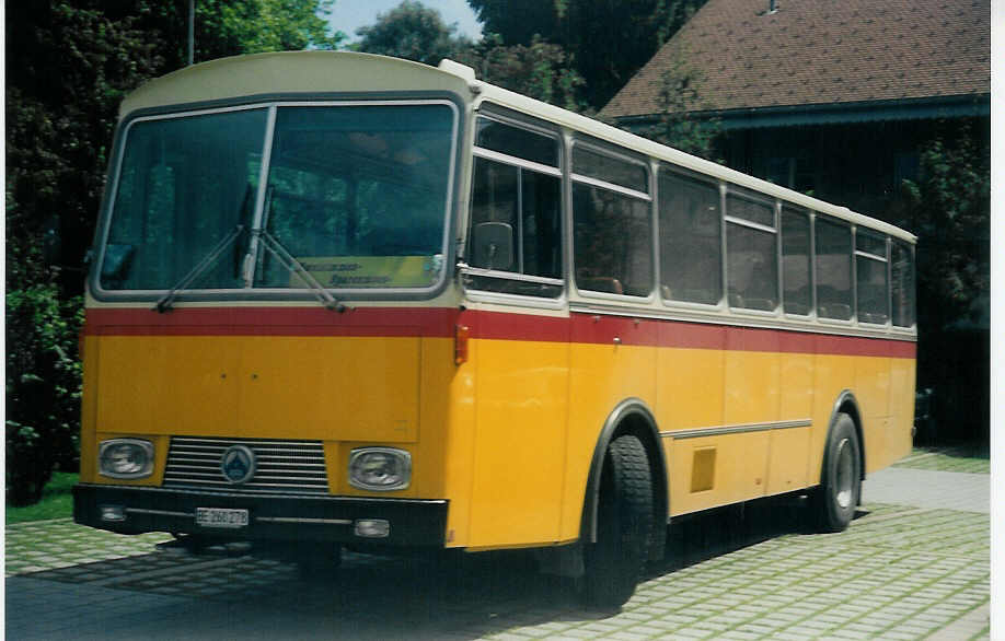 (014'903) - Tritten, Zweisimmen - BE 260'278 - Saurer/T�scher am 29. August 1996 in Thun, Scherzligen/Schadau