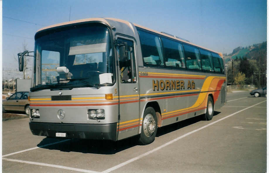 (016'321) - Horner, Tafers - Nr. 5/FR 555 - Mercedes am 8. M�rz 1997 in Thun, Seestrasse