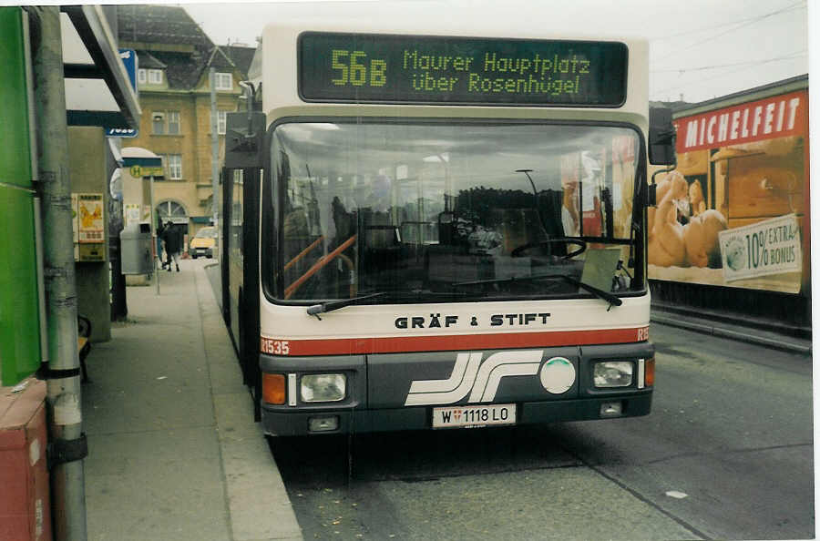 (017'115) - Dr. Richard - Nr. R1535/W 1118 LO - Gr�f&Stift am 24. Mai 1997 beim Bahnhof Wien-Hietzing