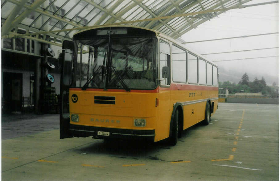 (018'400) - PTT-Regie - P 24'404 - Saurer/T�scher am 2. August 1997 in Chur, Postautostation