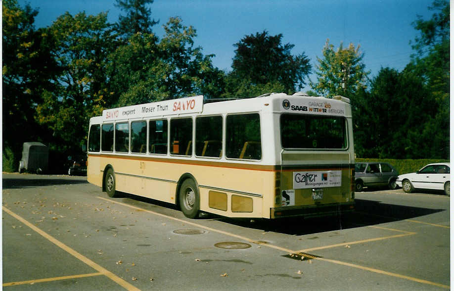 (019'633) - STI Thun - Nr. 56/BE 413'456 - Saurer/R&J am 2. Oktober 1997 bei der Schiffl�ndte Thun