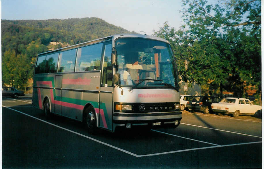 (020'402) - Muhmenthaler, Hasle-R�egsau - BE 176'132 - Setra am 18. Oktober 1997 in Thun, Seestrasse