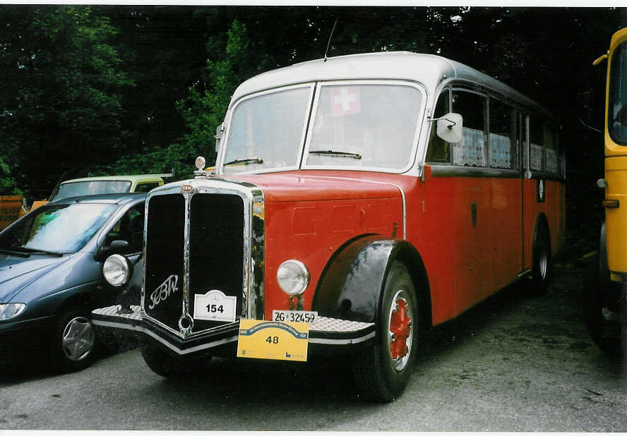 (023'506) - R�llin, Rotkreuz - Nr. 1/ZG 32'459 - FBW/R&J (ex AFA Adelboden Nr. 1) am 14. Juni 1998 in Wetzikon, Rolba-Areal