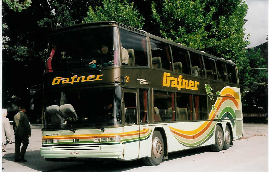 (026'129) - Gafner, Thun - Nr. 21/BE 26'910 - Dr�gm�ller am 17. September 1998 in Thun, Aarefeld