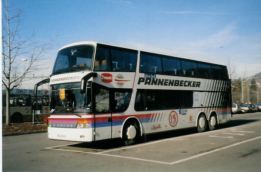 (029'207) - Aus Deutschland: Pannenbecker, D�sseldorf - Nr. 4/D-AA 446 - Setra am 23. Januar 1999 in Thun, Seestrasse