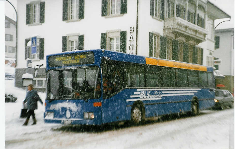(029'428) - AFA Adelboden - Nr. 3/BE 26'703 - Mercedes am 23. Februar 1999 in Frutigen, Verkehrsb�ro