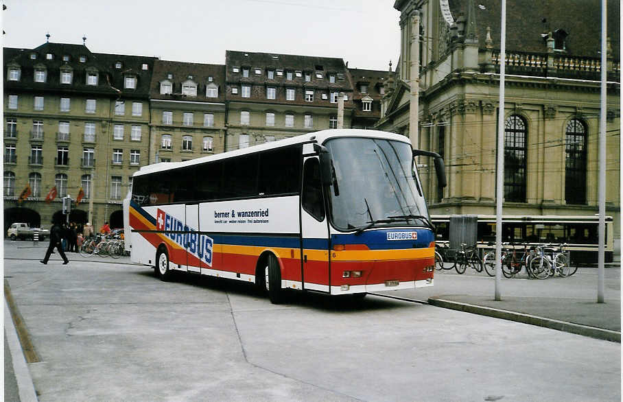 (029'814) - Berner+Wanzenried, Bern - Nr. 6/BE 379'906 - Bova am 1. M�rz 1999 beim Bahnhof Bern