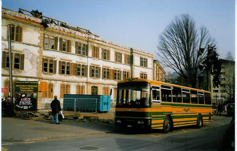 (030'127) - AvH Heimenschwand - Nr. 6/BE 151'197 - Neoplan/Lauber am 16. M�rz 1999 in Thun, Aarefeld