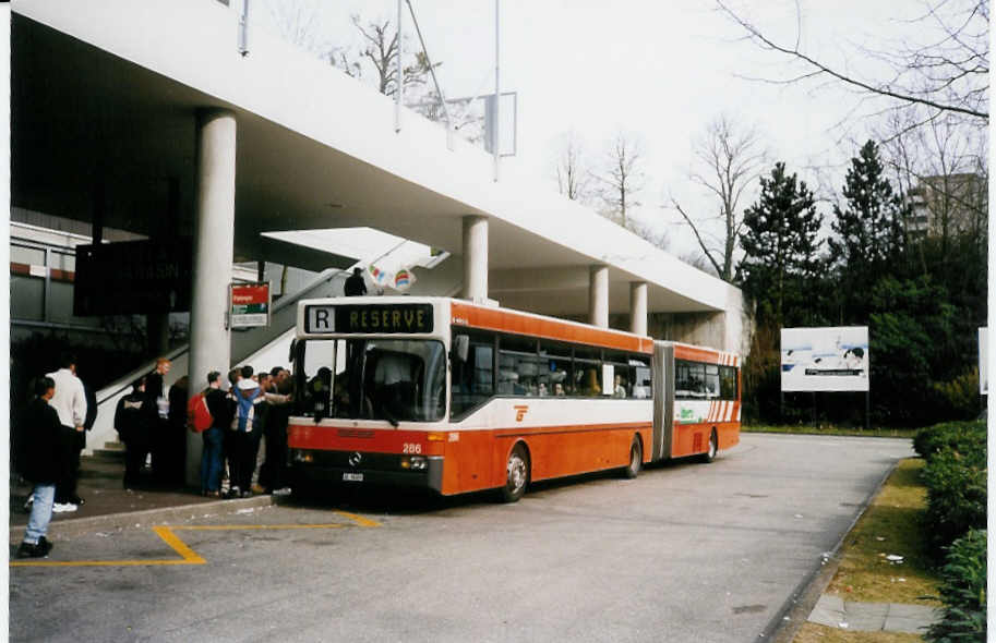 (030'337) - TPG Gen�ve - Nr. 286/GE 96'329 - Mercedes am 21. M�rz 1999 in Gen�ve, Palexpo