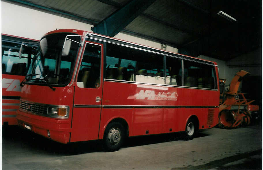 (030'506) - AFA Adelboden - Nr. 10/BE 26'774 - Setra (ex Fr�hlich, Z�rich) am 22. M�rz 1999 im Autobahnhof Adelboden