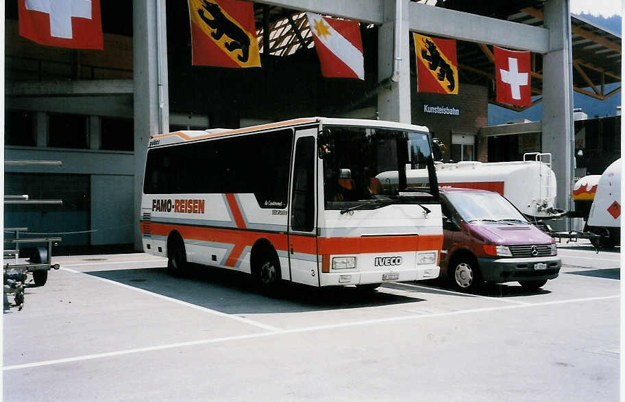 (032'122) - Famo, S�deren - BE 322'111 - Iveco/Orlandi am 17. Juni 1999 in Thun, Grabengut