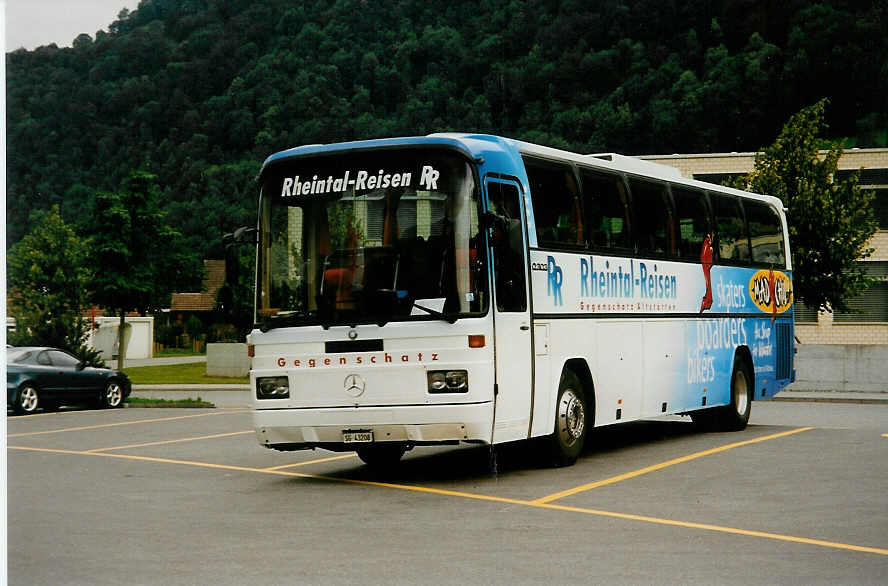 (032'626) - Gegenschatz, Altst�tten - SG 43'208 - Mercedes am 26. Juni 1999 in Weesen, Carparkplatz