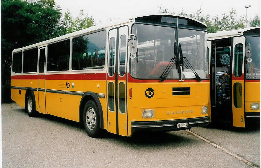 (035'904) - Sch�r, Aegerten - BE 782 U - Saurer/T�scher (ex P 24'239) am 28. August 1999 in Oensingen, Saurertreffen