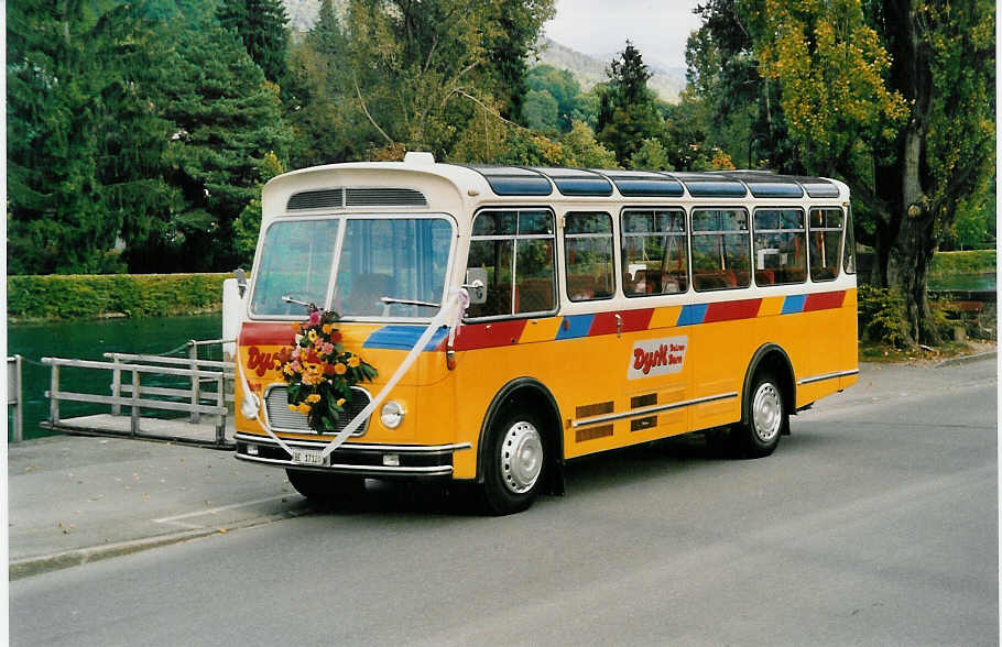 (037'208) - Dysli, Bern - BE 17'120 - FBW/FHS (ex P 23'211; ex P 21'011) am 2. Oktober 1999 bei der Schiffl�ndte Thun