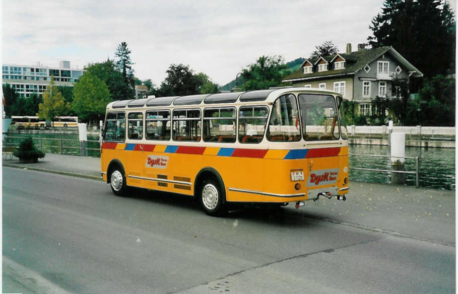 (037'213) - Dysli, Bern - BE 17'120 - FBW/FHS (ex P 23'211; ex P 21'011) am 2. Oktober 1999 bei der Schiffl�ndte Thun