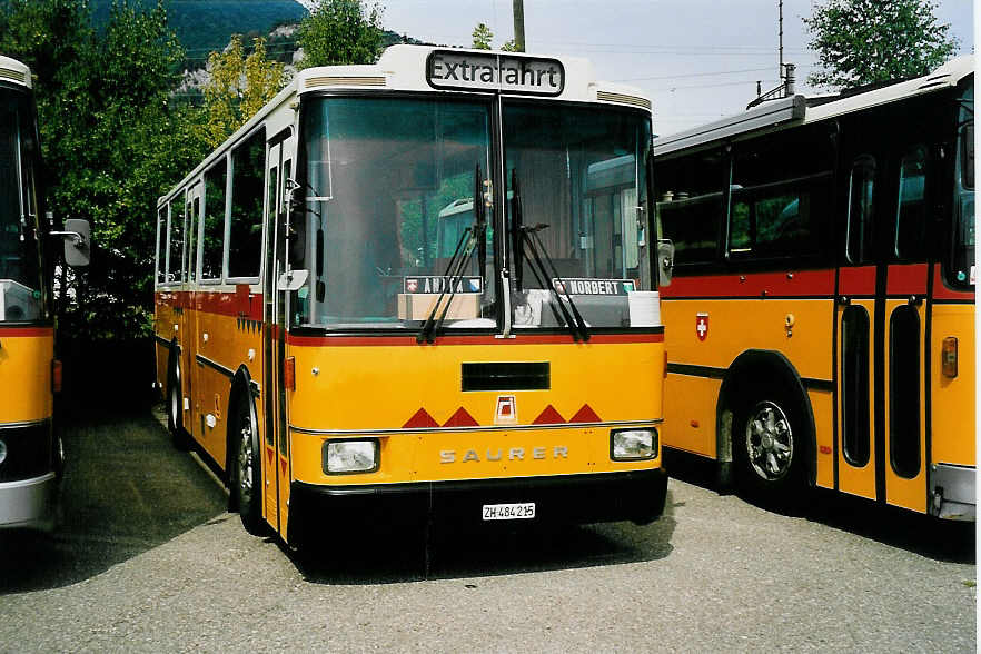 (042'714) - Toldo, Z�rich - ZH 484'215 - Saurer/R&J (ex Peter, Pfaffnau) am 26. August 2000 in Oensingen, Saurertreffen
