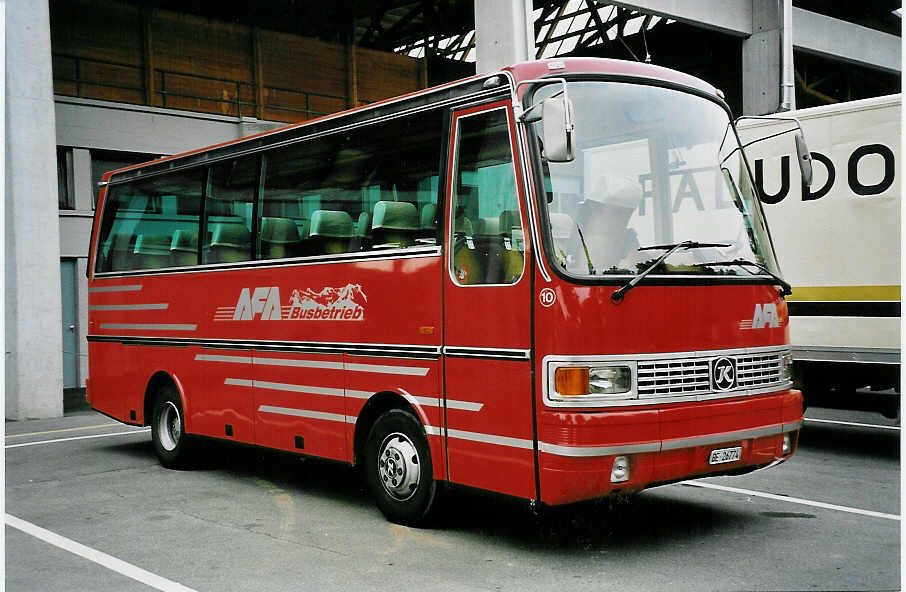 (043'008) - AFA Adelboden - Nr. 10/BE 26'774 - Setra (ex Fr�hlich, Z�rich) am 30. August 2000 in Thun, Grabengut