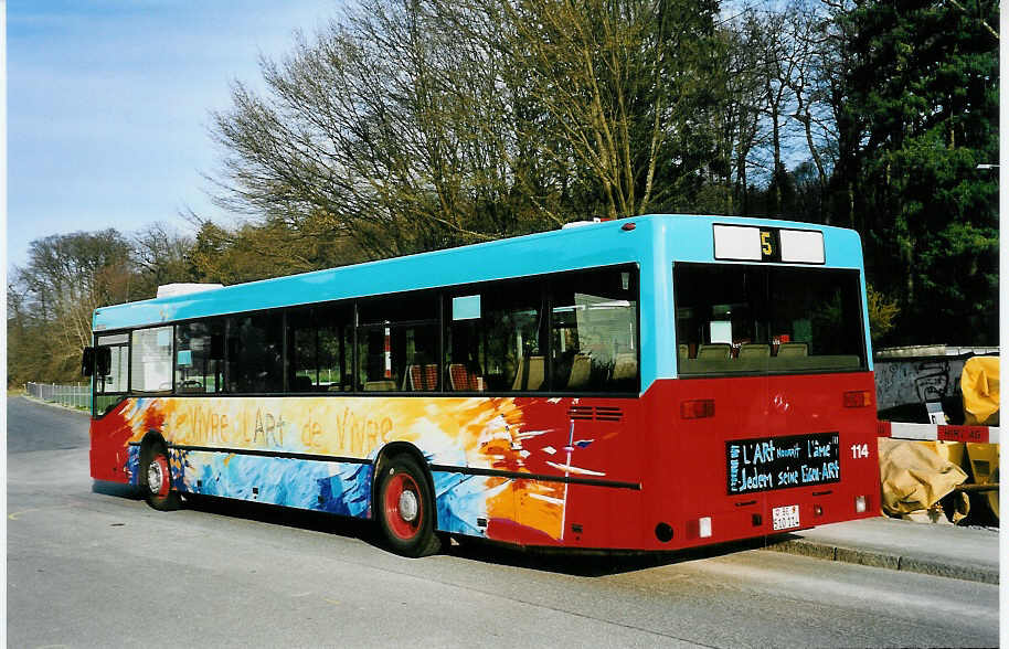 (045'529) - VB Biel - Nr. 114/BE 510'114 - Mercedes am 31. M�rz 2001 in Biel, M�sliacker