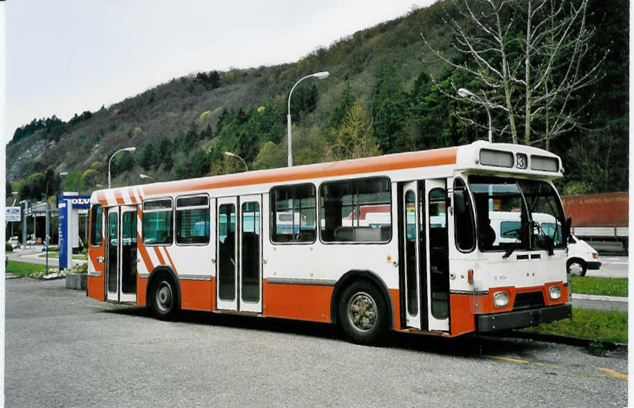(045'814) - TPG Gen�ve - Nr. 547/GE 96'554 - FBW/Hess-Lauber (ex Nr. 257) am 19. April 2001 in Biel, BTR