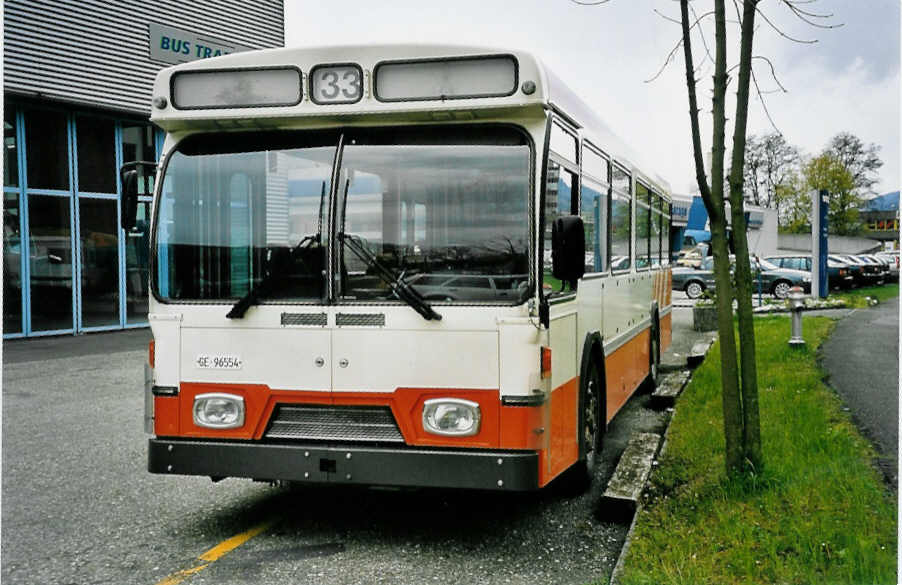 (045'816) - TPG Gen�ve - Nr. 547/GE 96'554 - FBW/Hess-Lauber (ex Nr. 257) am 19. April 2001 in Biel, BTR