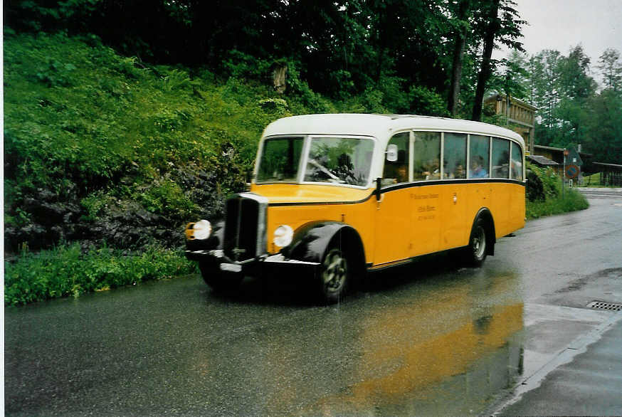 (047'020) - Baumgartner, Horn - SG 61'596 - Berna/Seitz (ex Rieser, H�tten; ex Kulmhotel, Arosa; ex Wanzenried, Innereriz; ex P 1653) am 10. Juni 2001 in Ballenberg, West