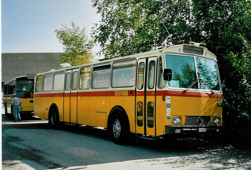 (049'337) - Gadliger, Horgen - ZH 293'555 - Saurer/T�scher (ex Lienert&Ehrler, Einsiedeln; ex Lienert, Einsiedeln) am 25. August 2001 in Niederbipp, Saurertreffen