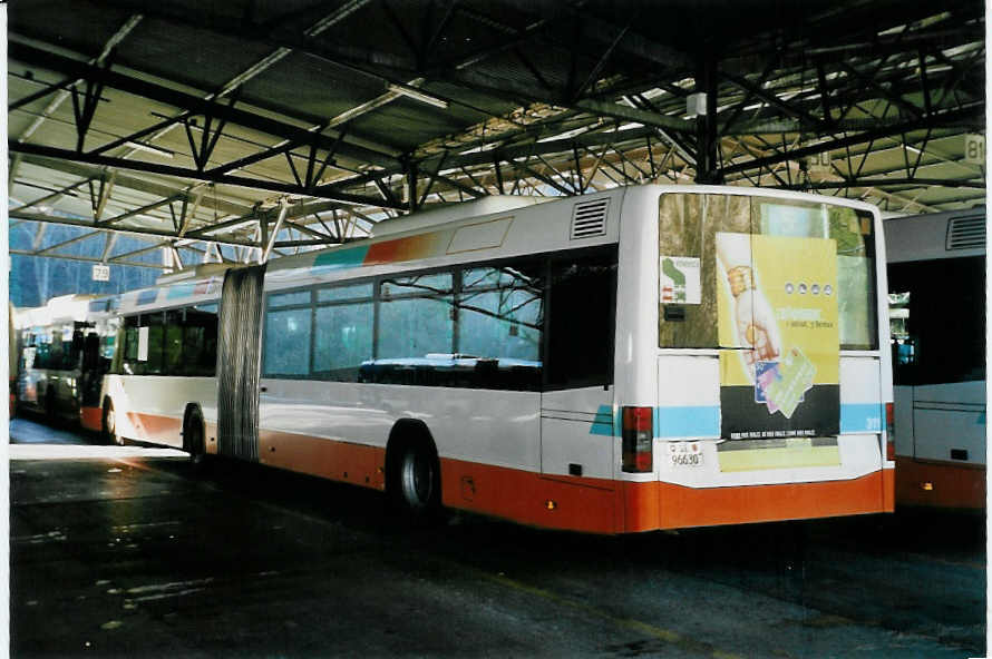 (058'301) - TPG Gen�ve - Nr. 311/GE 96'630 - Volvo am 1. Januar 2003 in Gen�ve, D�p�t