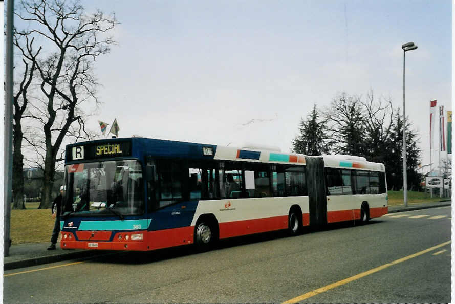 (059'206) - TPG Gen�ve - Nr. 383/GE 96'460 - Volvo am 16. M�rz 2003 in Gen�ve, Palexpo