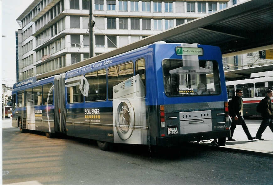 (059'424) - VBSG St. Gallen - Nr. 246/SG 198'246 - NAW/Hess am 29. M�rz 2003 beim Bahnhof St. Gallen