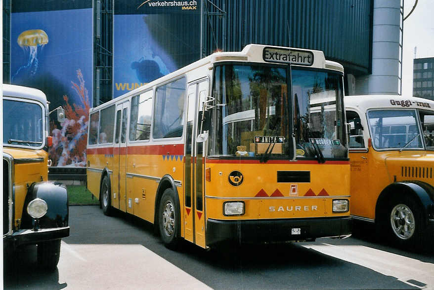 (061'421) - Toldo, Z�rich - ZH 484'215 - Saurer/R&J (ex Peter, Pfaffnau) am 13. Juli 2003 in Luzern, Verkehrshaus