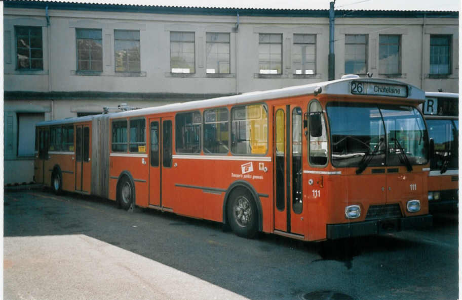 (062'419) - TPG Gen�ve (AGMT) - Nr. 111 - FBW/Hess am 4. August 2003 in Gen�ve, D�p�t