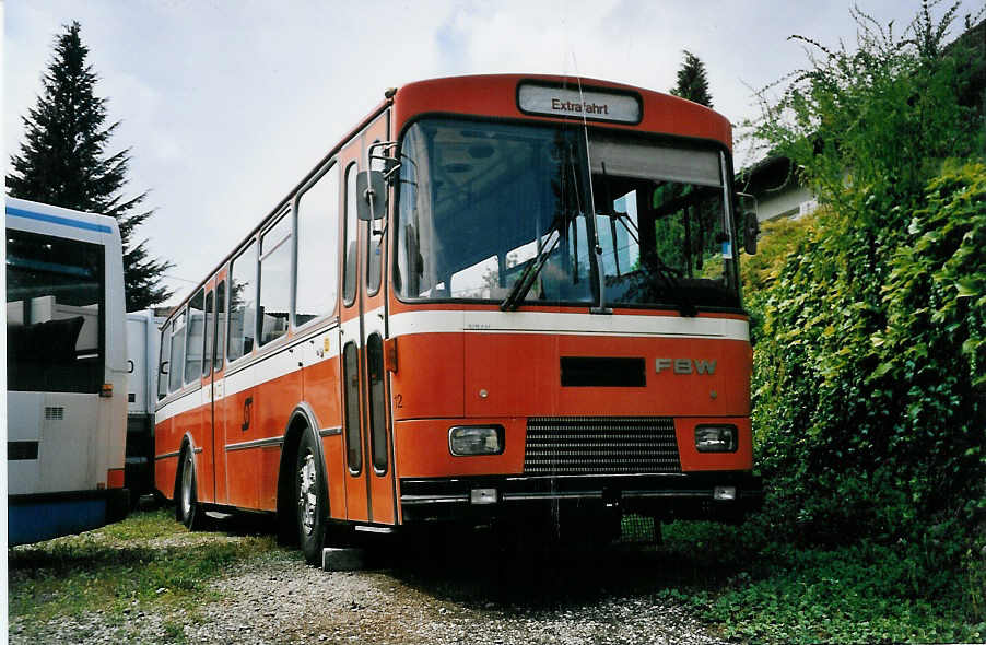 (063'118) - AAGU Altdorf - Nr. 12 - FBW/R&J am 30. August 2003 in B�tzberg, Heiniger