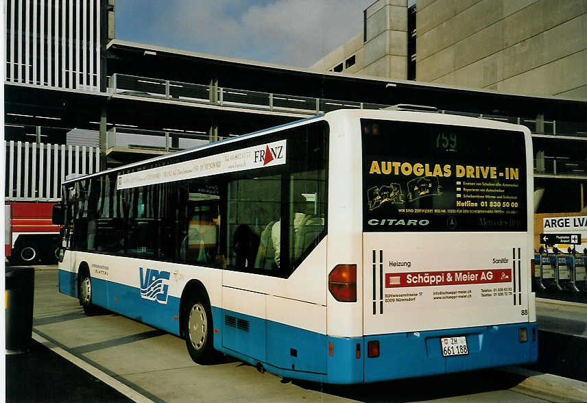 (065'511) - Welti-Furrer, Z�rich - Nr. 88/ZH 661'188 - Mercedes am 16. Februar 2004 in Z�rich, Flughafen