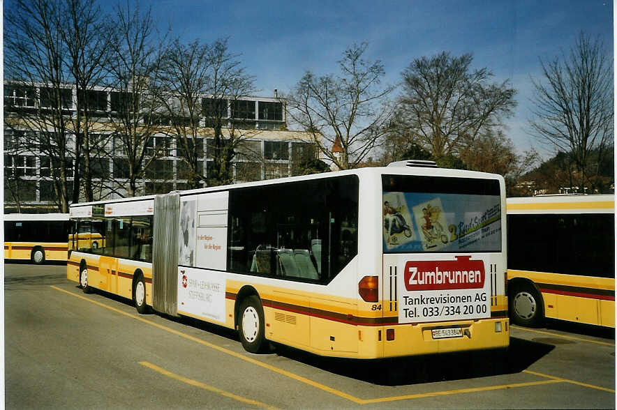 (066'027) - STI Thun - Nr. 84/BE 543'384 - Mercedes am 16. M�rz 2004 bei der Schiffl�ndte Thun