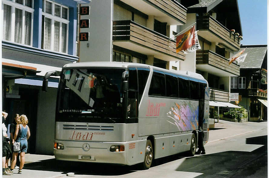 (068'817) - L�di, Uetendorf - BE 308'919 - Mercedes am 4. Juli 2004 in Adelboden, Vorschwand