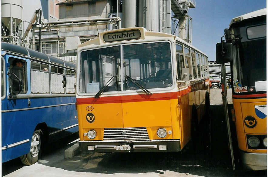 (070'424) - Mauerhofer, Worb - Nr. 3/BE 3884 - Saurer/T�scher (ex Erni, Schupfart Nr. 3; ex P 24'636) am 28. August 2004 in Niederbipp, Saurertreffen