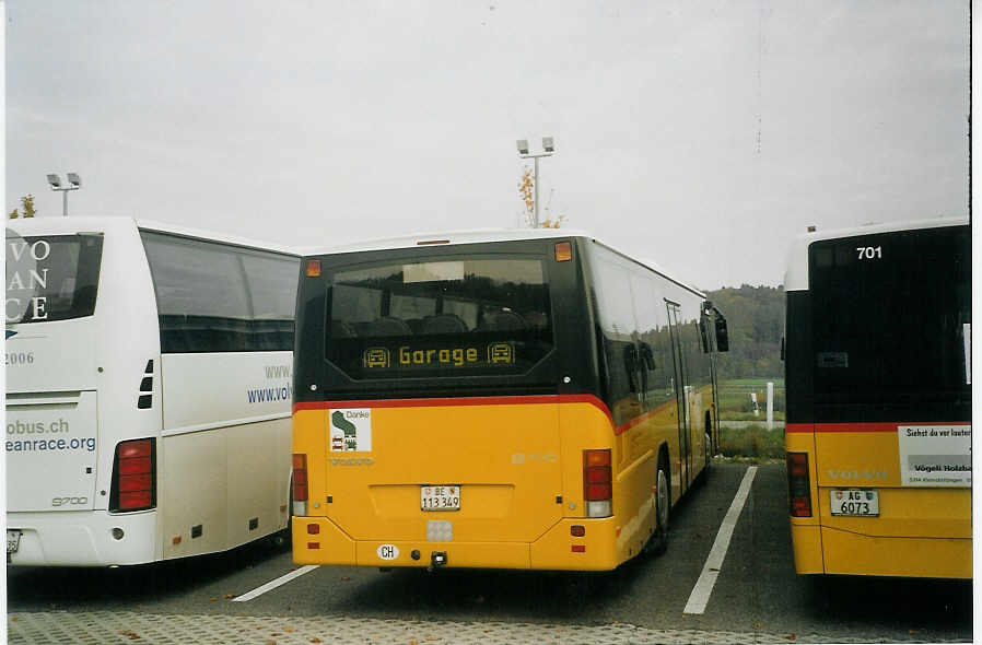 (072'512) - AVBB Schwanden - BE 113'349 - Volvo am 6. November 2004 in M�nchenbuchsee, Volvo
