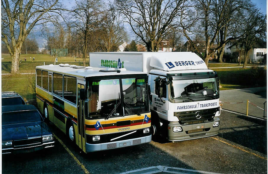 (075'724) - Fahrschule GA-RO, Thun - Volvo/Lauber (ex STI Thun Nr. 4; ex TSG Blumenstein Nr. 5) am 20. M�rz 2005 in Thun-Allmendingen
