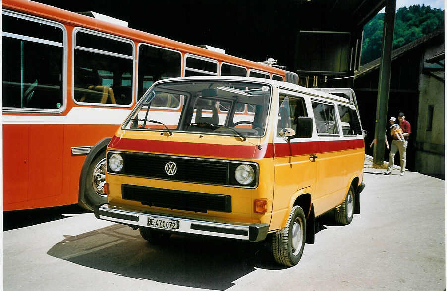 (076'902) - Scheidegger, Sch�nb�hl - BE 471'072 - VW (ex Berwert, Stalden) am 29. Mai 2005 in Oberburg, Ziegelgut