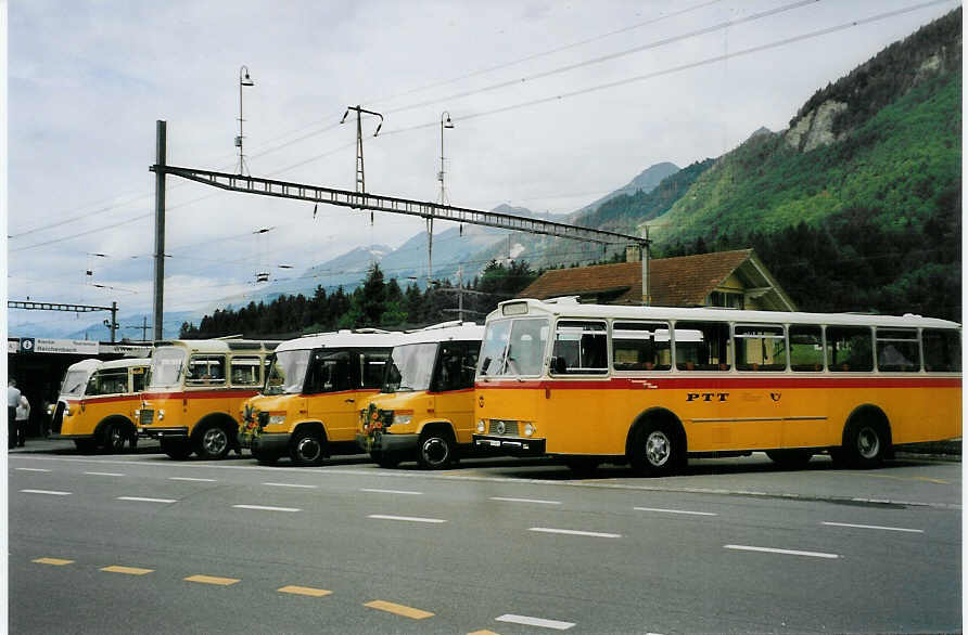 (078'012) - Zimmermann, Niederwangen - BE 24'071 - Saurer/T�scher (ex P 24'632) am 25. Juni 2005 beim Bahnhof Reichenbach