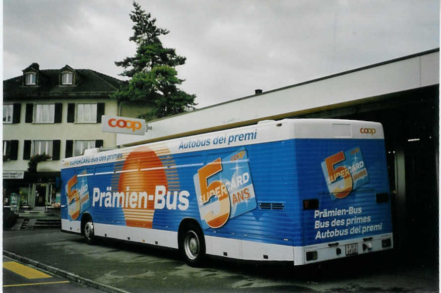 (079'526) - Coop Schweiz, Basel - ZG 69'145 - Mercedes (ex VBZ Z�rich) am 23. August 2005 in Thun, Coop Sch�nau