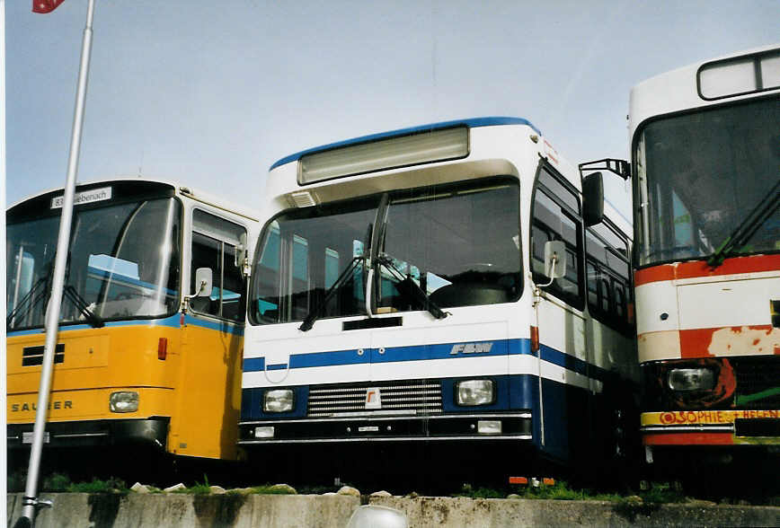 (079'730) - ZVB Zug - Nr. 151 - FBW/R&J (ex Nr. 25) am 27. August 2005 in B�tzberg, Heiniger