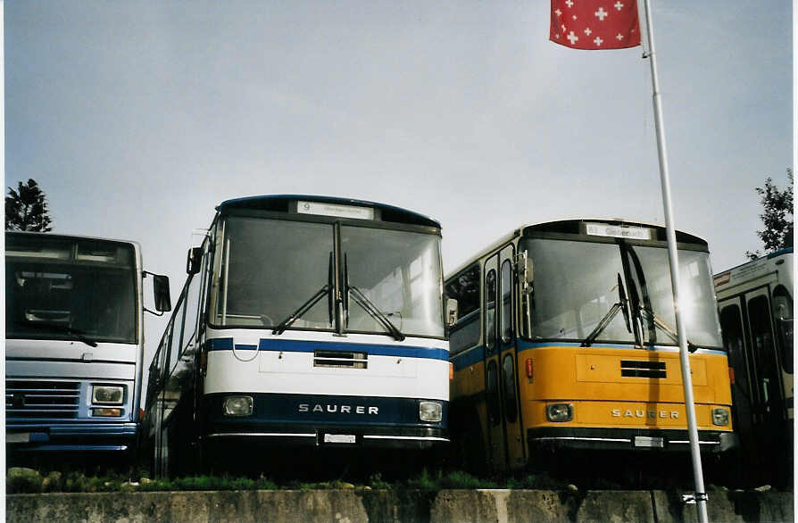 (079'733) - ZVB Zug - Nr. 40 - Saurer/Hess (ex P 25'800) am 27. August 2005 in B�tzberg, Heiniger