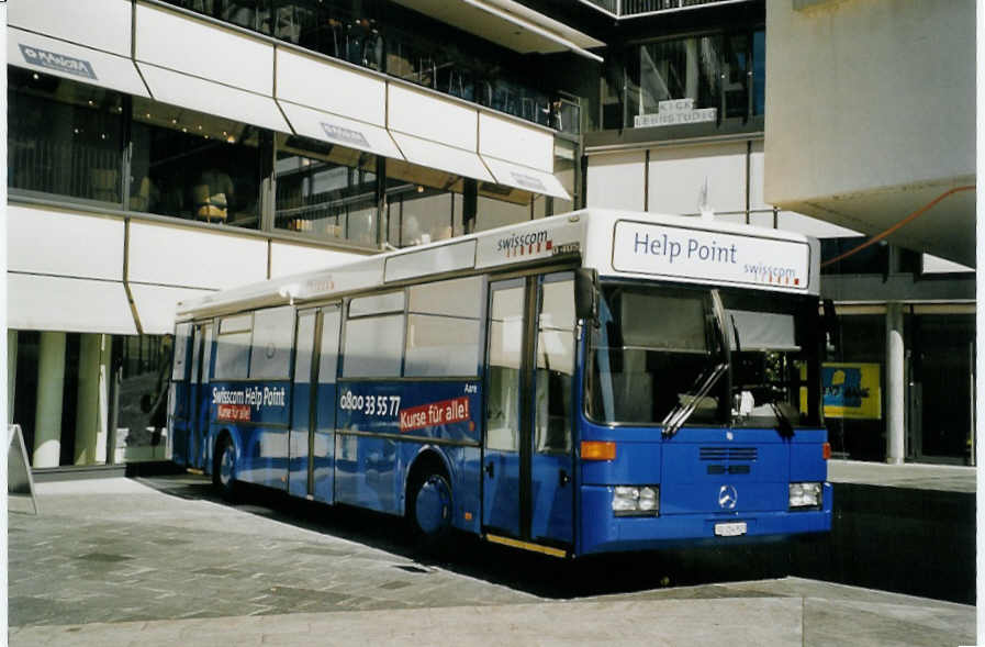 (080'406) - Swisscom, Worblaufen - SO 154'903 - Mercedes (ex VZO Gr�ningen Nr. 26) am 13. September 2005 in Thun, Aarefeldplatz
