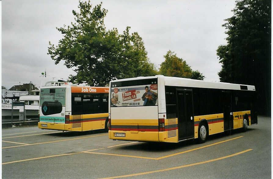 (080'426) - STI Thun - Nr. 97/BE 577'097 - MAN am 18. September 2005 bei der Schiffl�ndte Thun