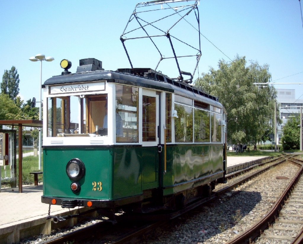 Sonderfahrt Tw 23 in Nordhausen 2004