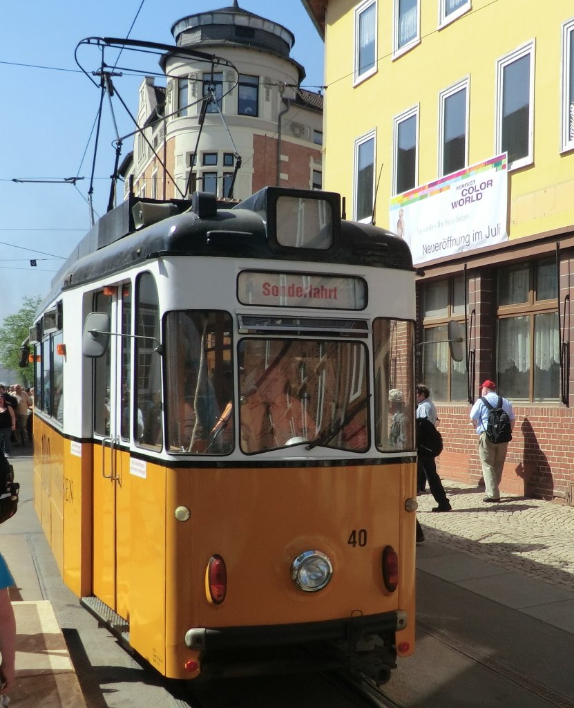 Tw 40 am Bahnhof 2012