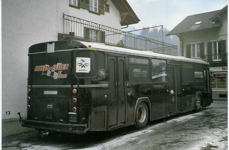 (082'818) - Racing Team, Rheinfelden - B�ssing (ex VBZ Z�rich Nr. 262) am 29. Januar 2006 in Frutigen, Hotel Simplon