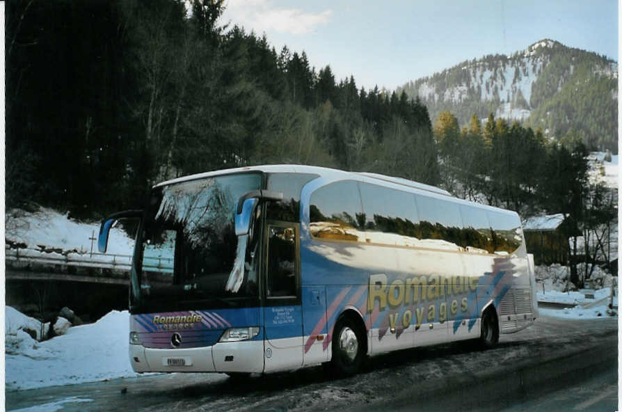 (082'919) - Horner, Tafers - Nr. 11/FR 300'511 - Mercedes am 6. Februar 2006 in Zwischenfl�h, Wierihornbahnen