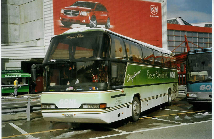 (083'517) - Gohl, B�tzberg - BE 54'324 - Neoplan am 6. M�rz 2006 in Gen�ve, Palexpo